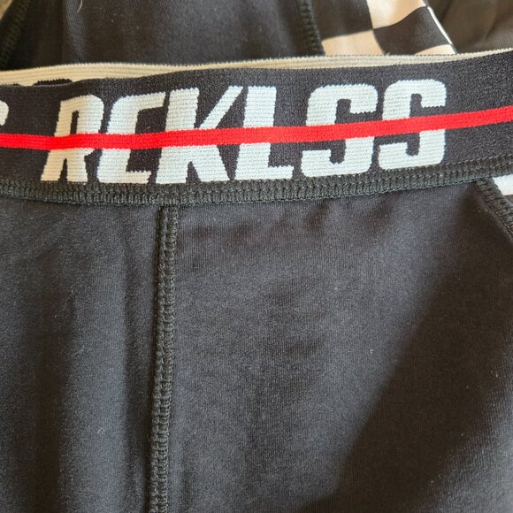 NWOT YOUNG & RECKLESS Black & White Checkered Legging XS - Picture 2 of 4